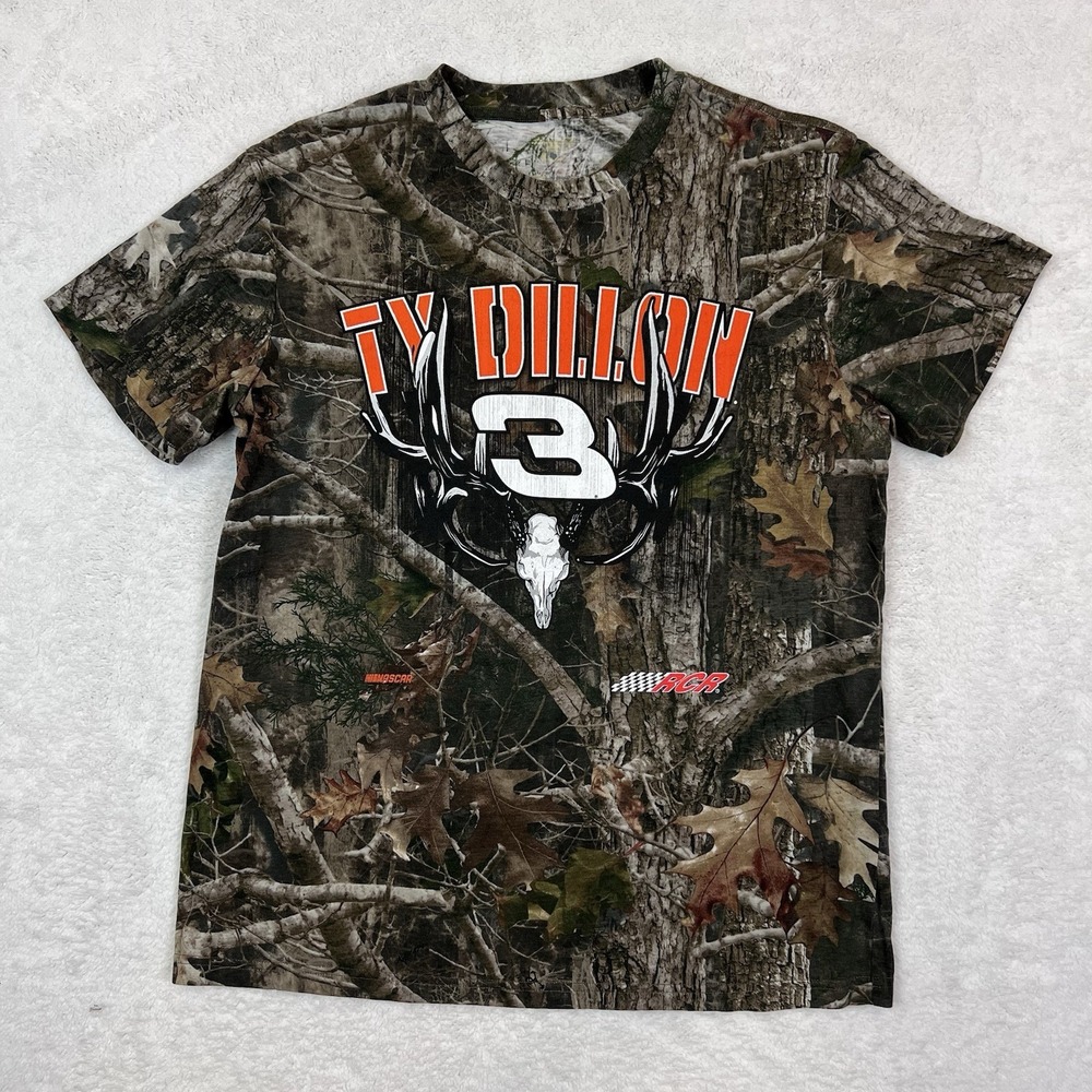 Ty Dillon #3 Richard Childress Racing RCR NASCAR Camo Camouflage‎ Shirt M?